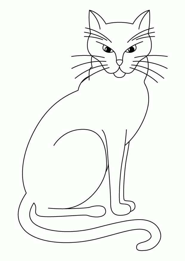 Cat Coloring Pages | GrapictSlep