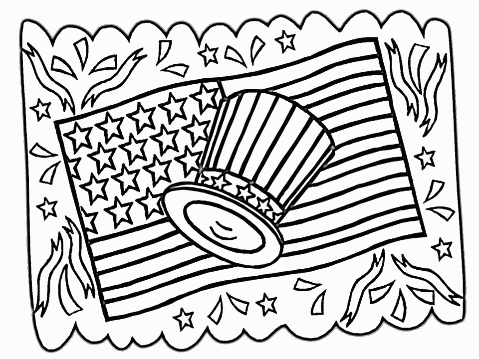 Happy 4th Of July Coloring Pages 205 | Free Printable Coloring Pages