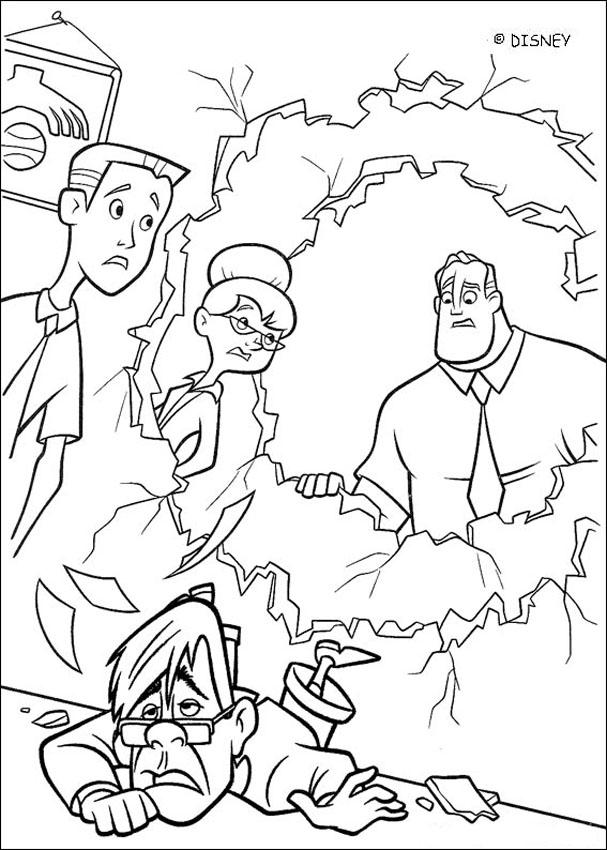 The Incredibles Coloring Pages the incredibles coloring pages