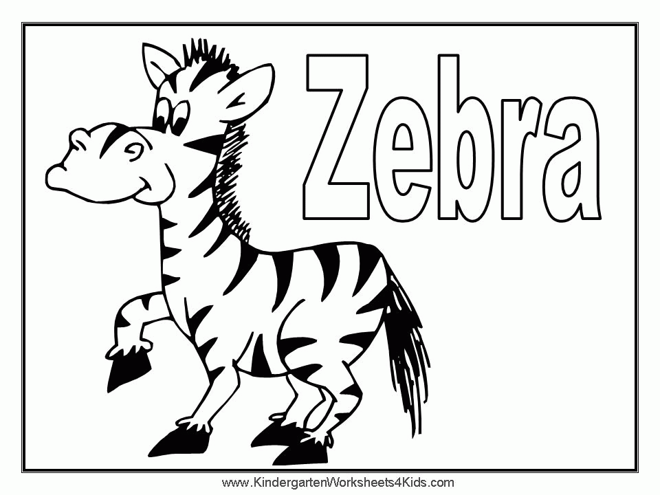 zebra coloring pages : Printable Coloring Sheet ~ Anbu Coloring