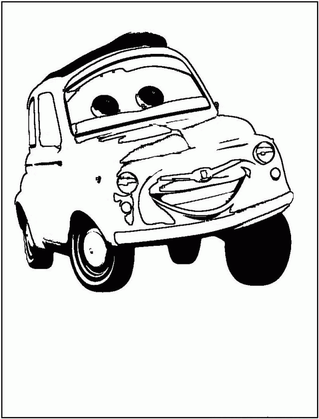 Classic Car Coloring Pages Pages Carsiage Cars Coloring Disney
