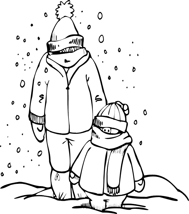 winter coloring pages free - Free Coloring Pages for Kids