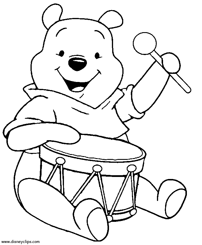 Winnie the Pooh Coloring Pages - Disney Kids