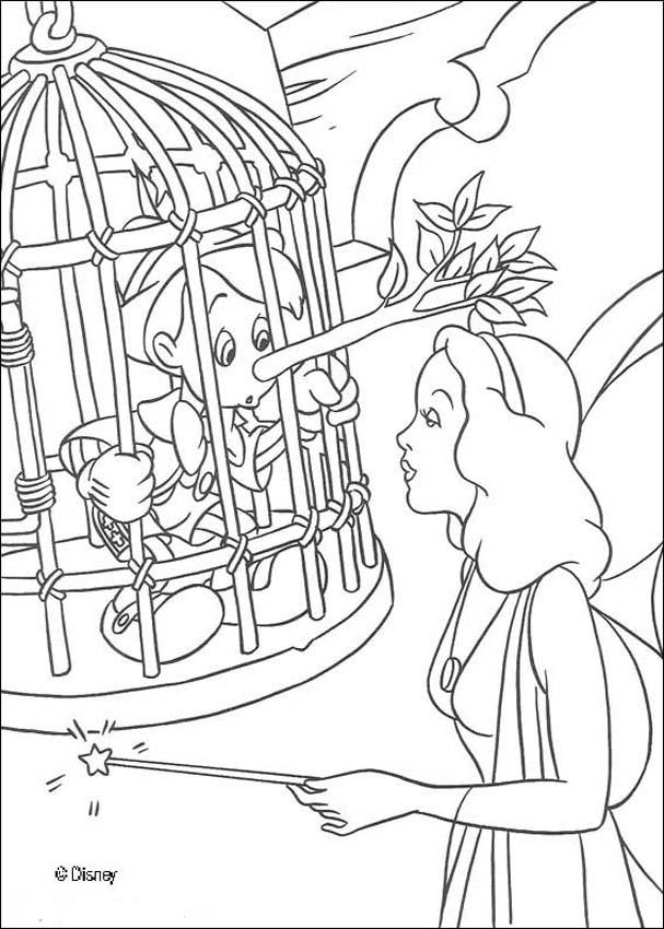 Coloring Pages Pinocchio Cake Ideas and Designs