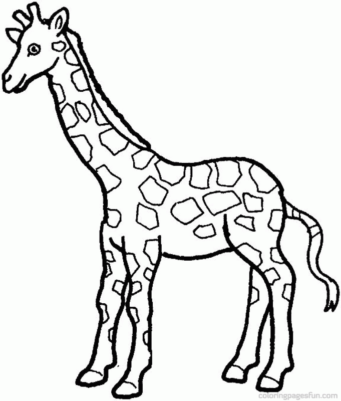 Giraffe Head Coloring Pages | Clipart Panda - Free Clipart Images