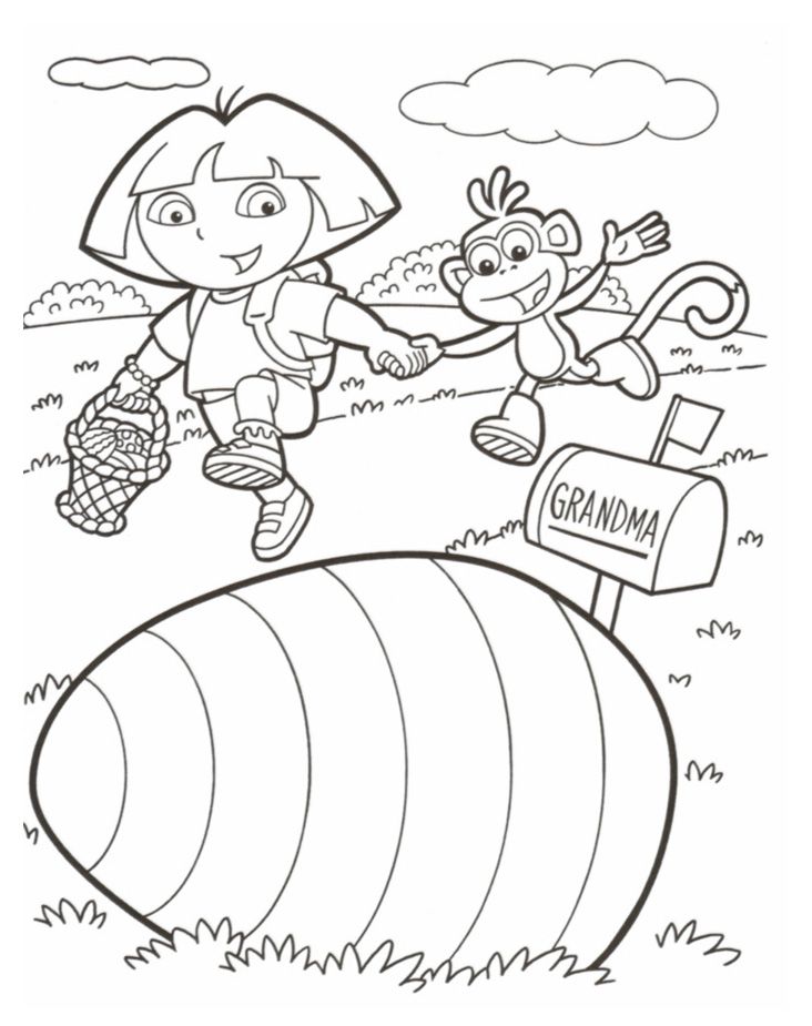 Coloring Pages From Dora The Explorer Coloring Pages You Can Also