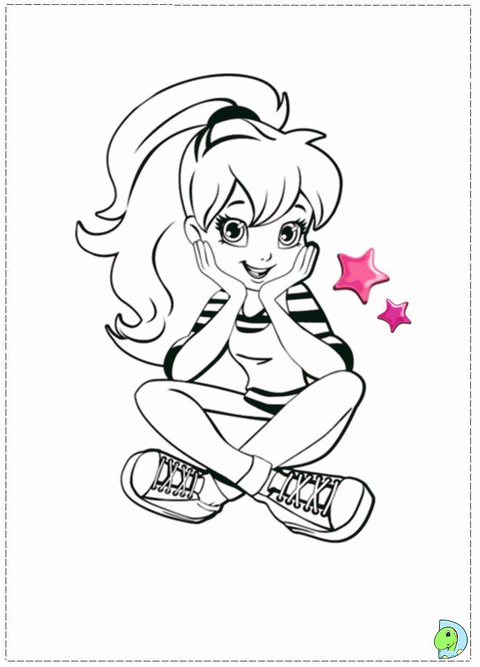 Polly Pocket Coloring page | HelloColoring.com | Coloring Pages