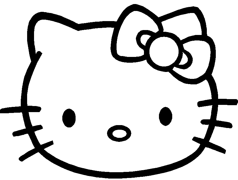 Color Pages Of Hello Kitty | Printable Pages