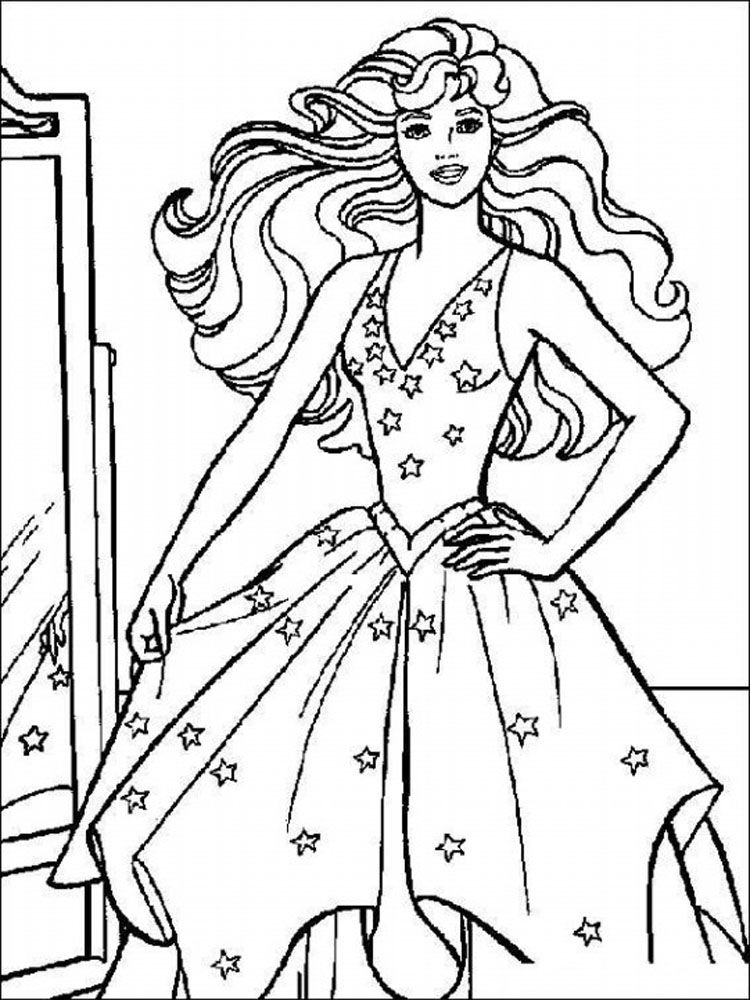 Barbie Coloring Pages 2014- Z31 Coloring Page