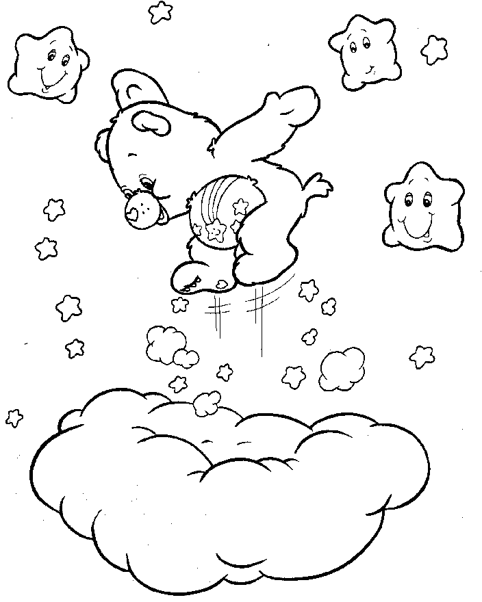 Bear Coloring Page - Kids Colouring Pages