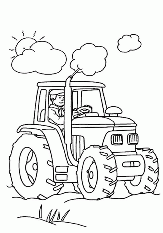 Tractor Coloring Pages Caillou Coloring Pages Free Kids Coloring