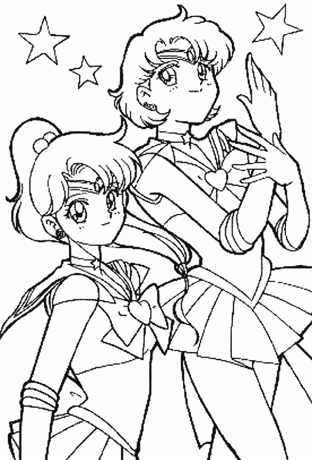 Sailor Moon Coloring Pages To Print - Sailor Moon Coloring Pages