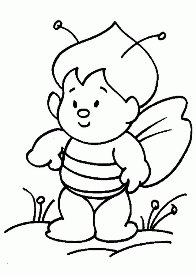Coloring Pages For Preschoolers Printable Pictures Butterfly