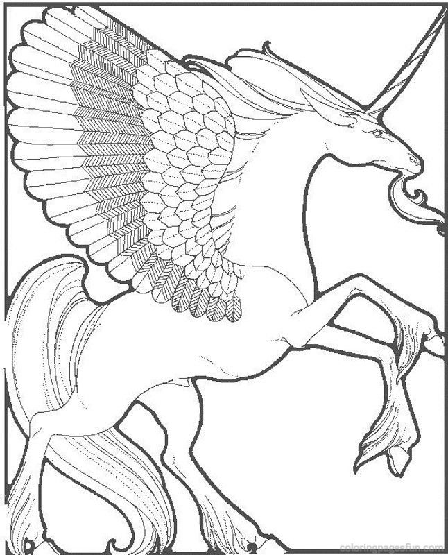 Unicorn Coloring Pages 19 | Free Printable Coloring Pages