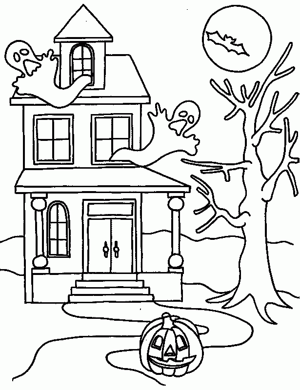 free-halloween-haunted-house-coloring-pages-for-kids-61 | Free
