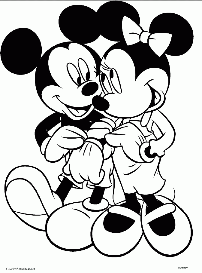 Picture of minnie mouse to color | coloring pages for kids
