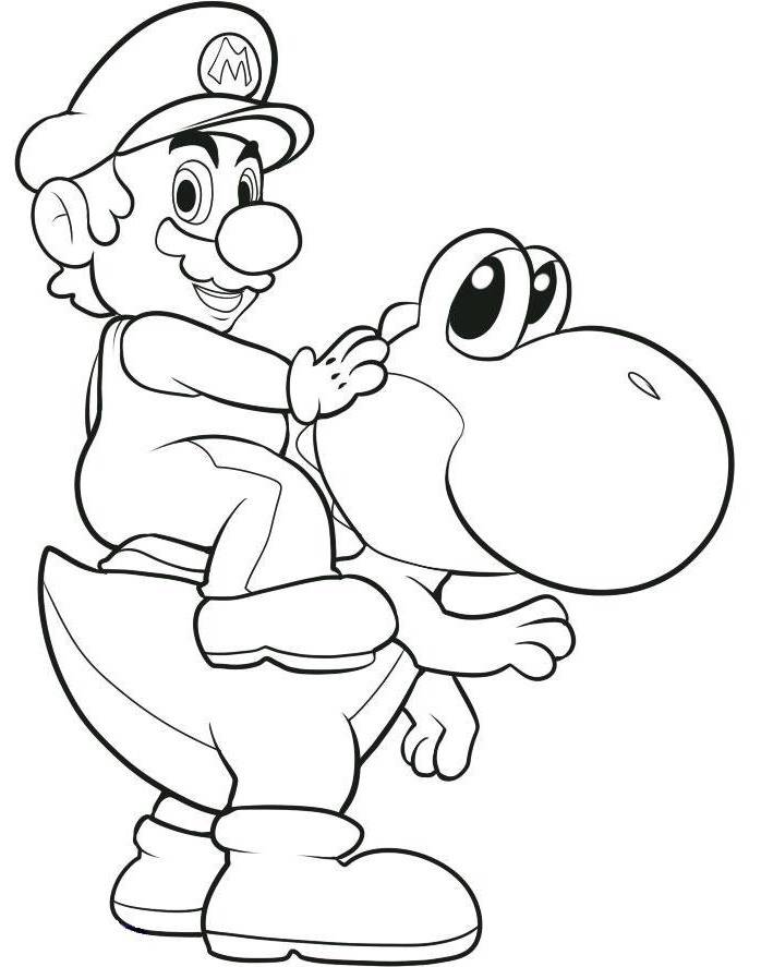 Save Mushroom Kingdom with Super Mario Coloring Pages | Printable
