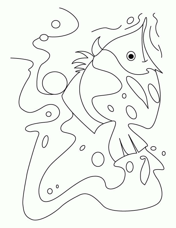 fish fishing whom coloring pages | Download Free fish fishing whom