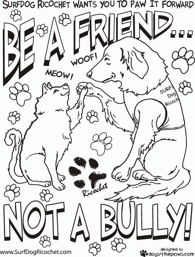 Stop Bullying Coloring Pages Coloring Online Coloring Games 210112