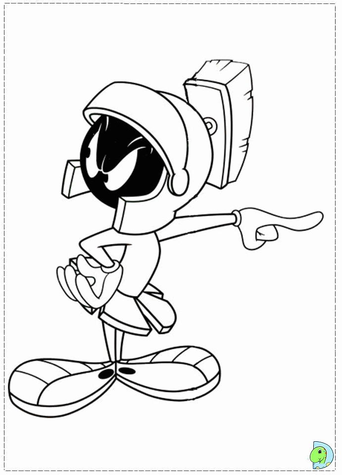 martians Colouring Pages
