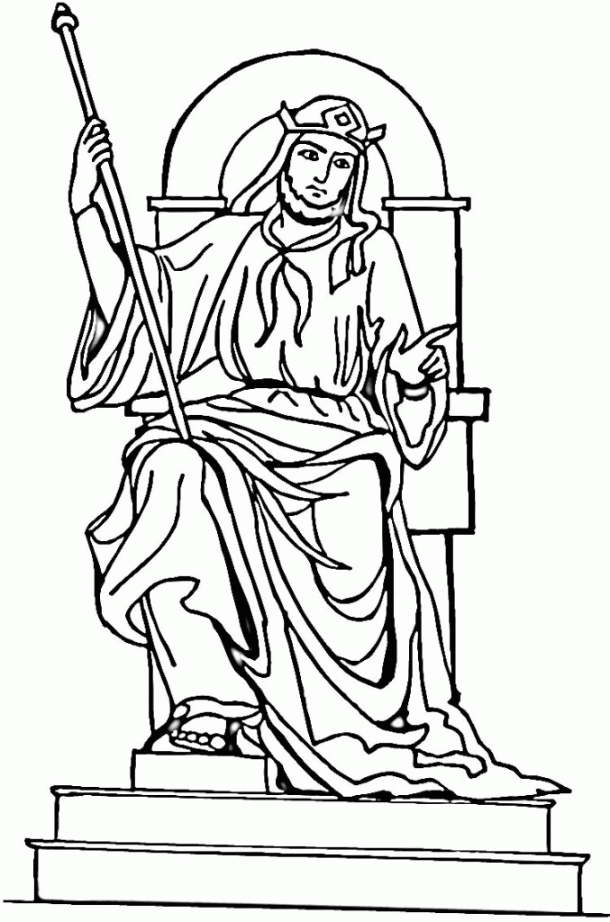 Funny: Educational King Solomon Coloring Page Picture, ~ Coloring