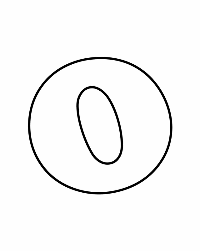 Letter O - Free Printable Coloring Pages