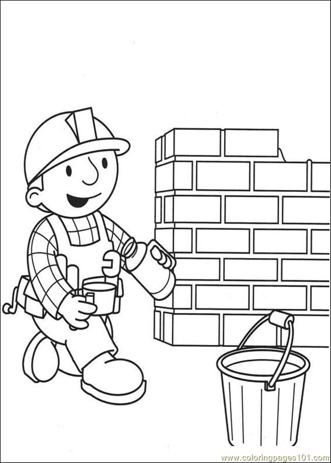 Coloring Pages He Builder Coloring Pages 0 (Cartoons > Bob the