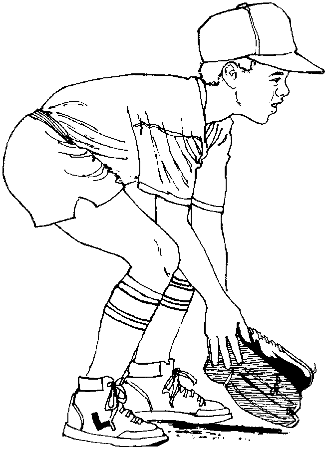 mlb baseball field Colouring Pages