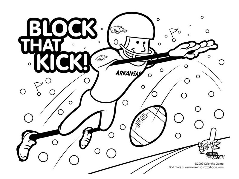 Arkansas Razorback College Football Coloring Pages 6306568 Photo