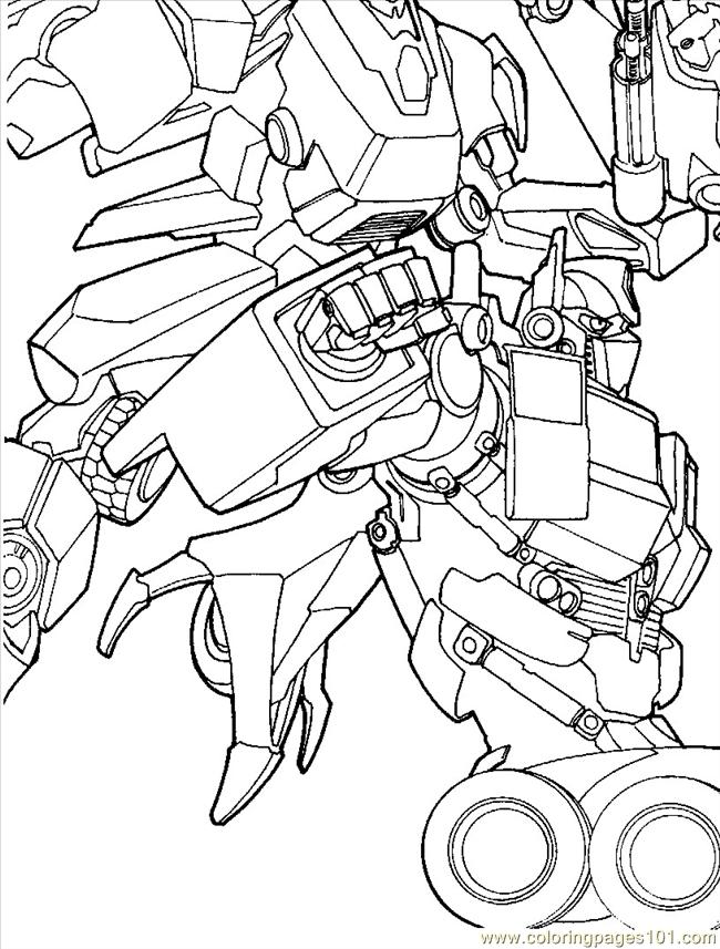 Coloring Pages Transformers 07 (Cartoons > Transformers) - free