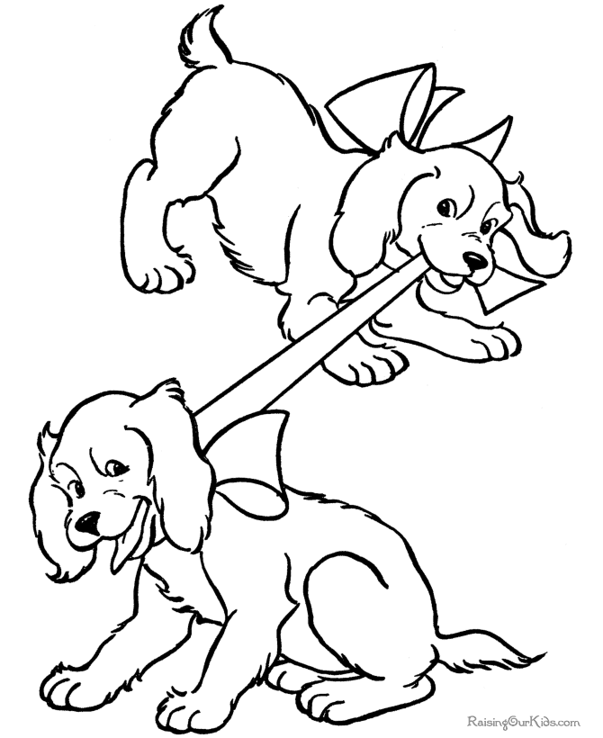 Free Printable Puppy Coloring Pages Are Fun But They Also Help
