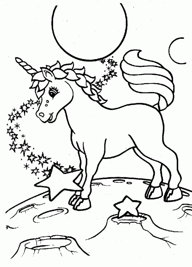 Unicorn Coloring Pages For Girls Coloring Pages 288908 Free