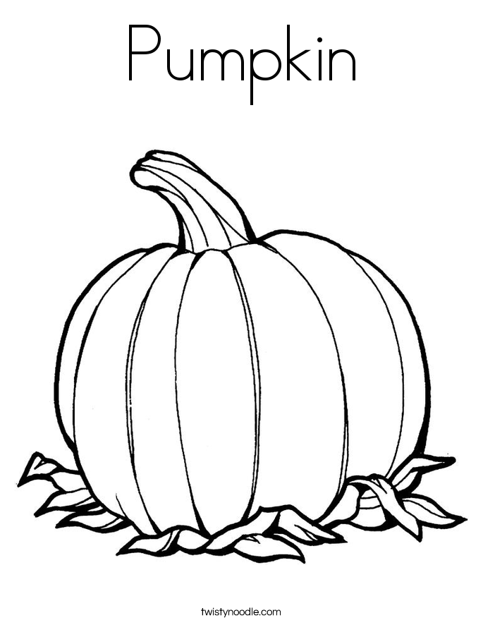 Pumpkin Coloring Page | Coloring Pages