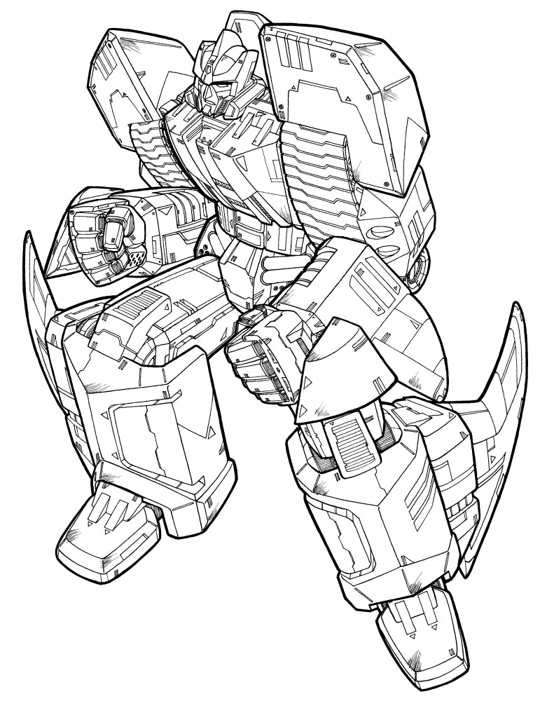 Transformers Coloring Pages - Free Coloring Pages For KidsFree