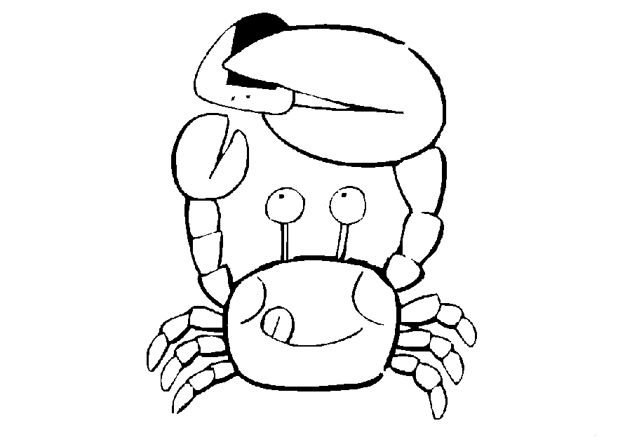 Coloring Page - Crab coloring pages 7