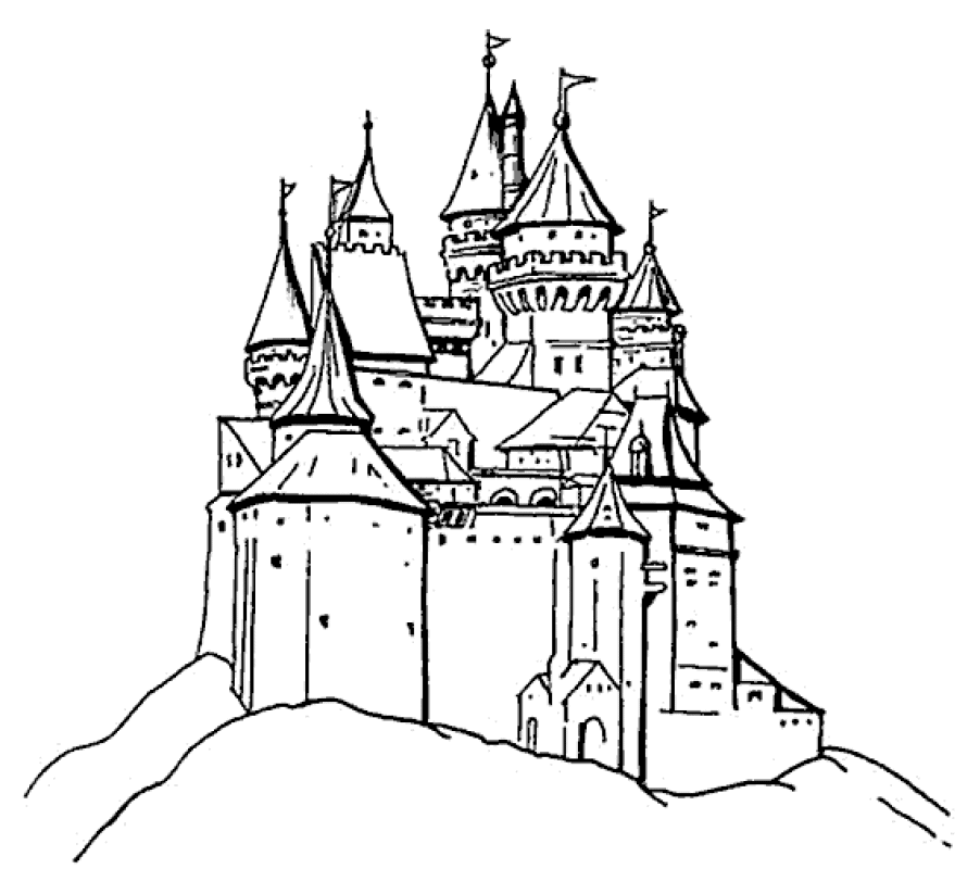 Disneyland Castle Drawing | Clipart Panda - Free Clipart Images
