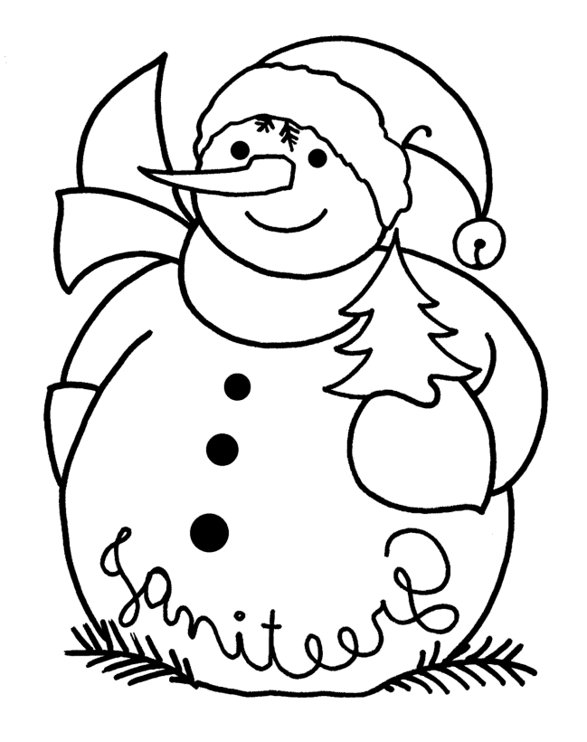 Christmas Hat Cat In A Boot Animal Coloring Page |christmas