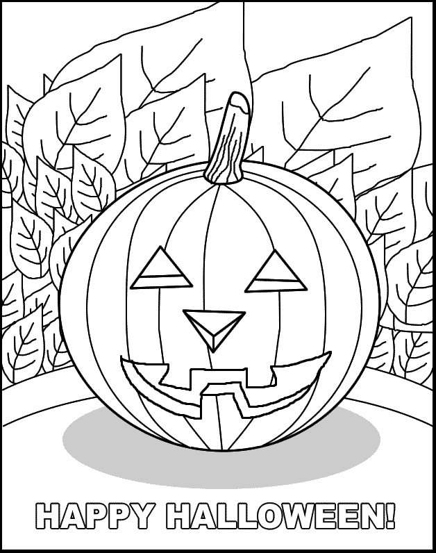 Jackolantern - Free Coloring Pages for Kids - Printable Colouring