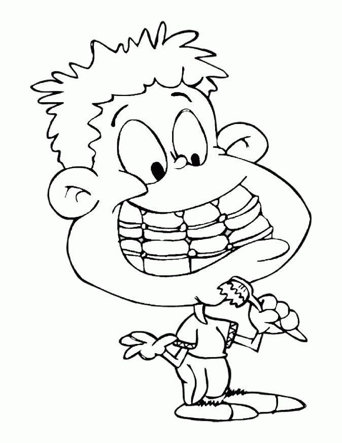 Teeth Coloring Pages 5 674872