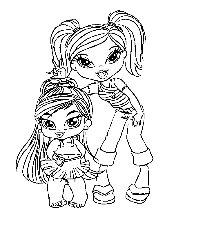 Bratz Kidz Coloring Pages 87 | Free Printable Coloring Pages