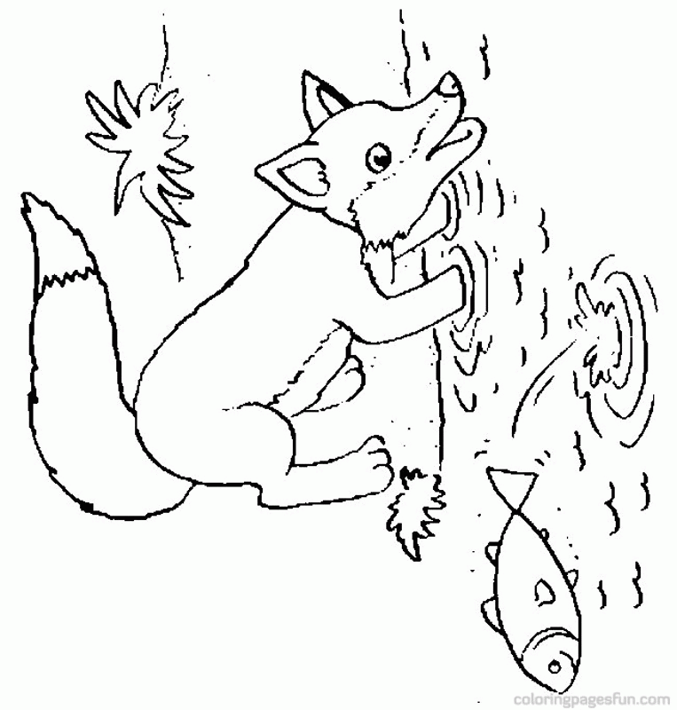 Fox | Free Printable Coloring Pages – Coloringpagesfun.com | Page 2