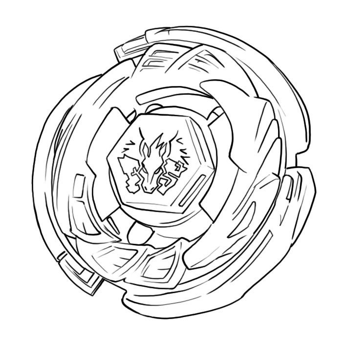 Beyblade Coloring Pages Of Pegasus