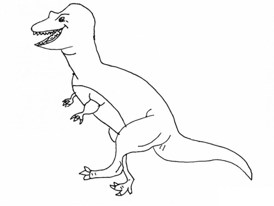 Preschool Dinosaur Coloring Pages For Kids Coloringz 190130
