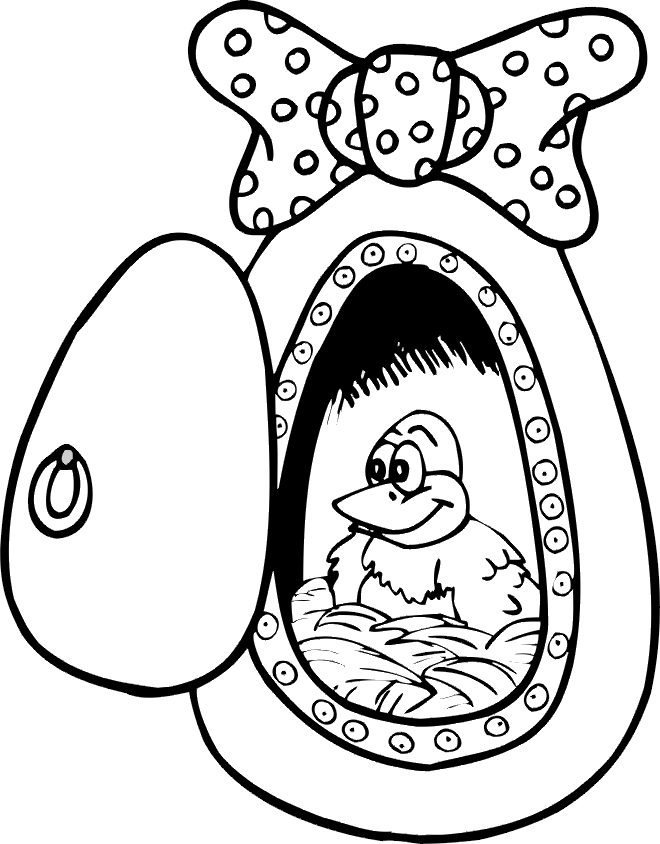 easter eggs colouring pages to print