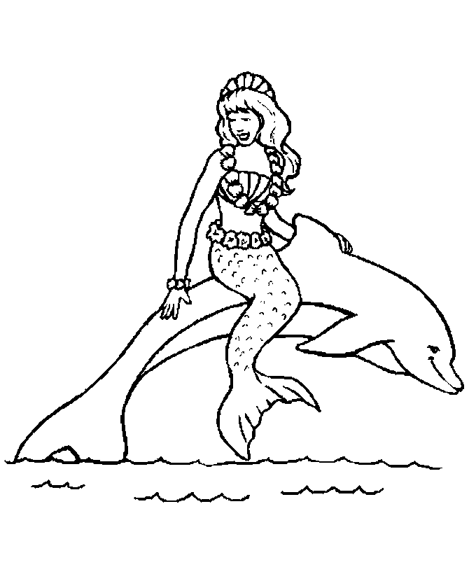Online Coloring Dolphin | Free Coloring Online