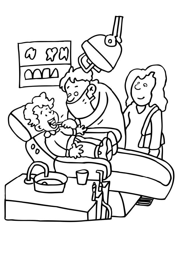 37 Dentist Coloring Pages | Free Coloring Page Site