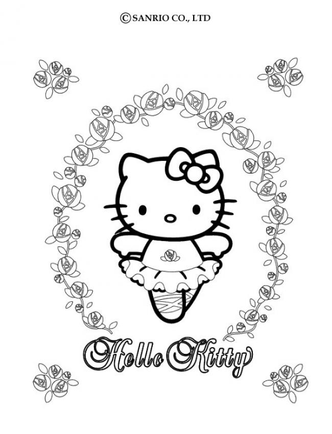 Hello Kitty Coloring Pages That You Can Color On The Computer