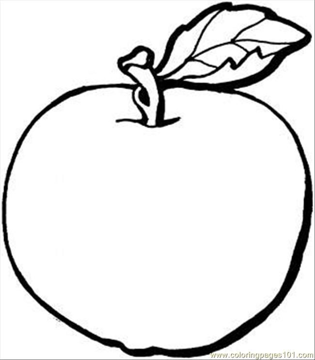 Print This Page Apples Coloring Pages Apple Coloring Pages For