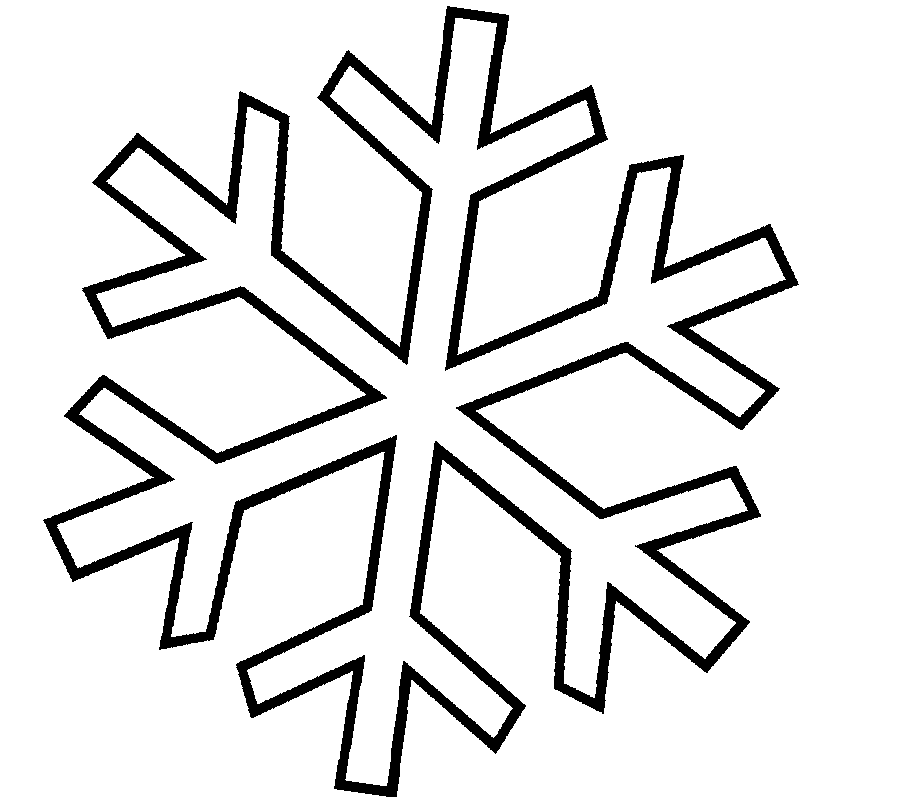 Pictures Snowman With Snowflake Coloring Pages - Winter Coloring