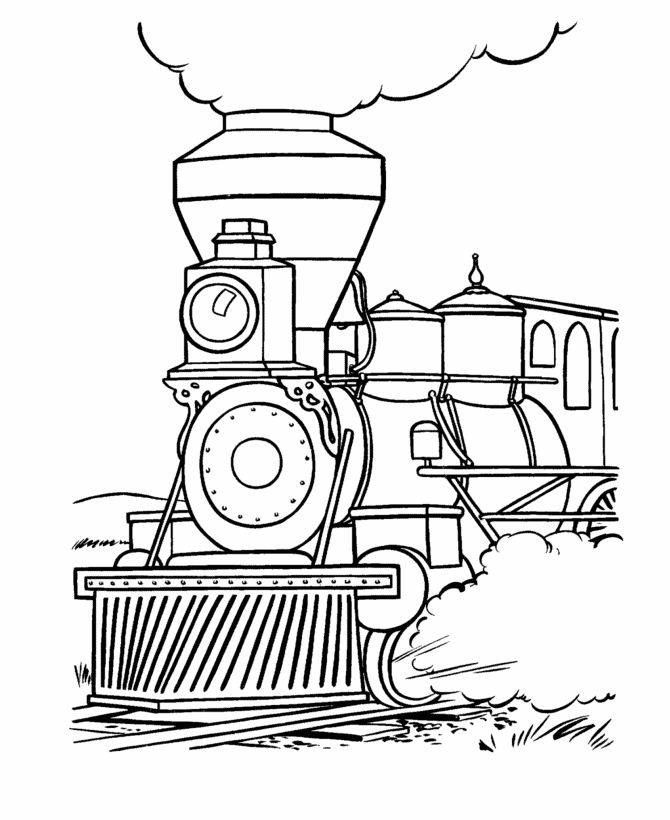 train color page | Coloring Picture HD For Kids | Fransus.com670